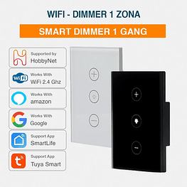 WiFi - Dimmer Interruptor Táctil Dimerizable - Tuya Smart Life