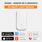 Zigbee - Sensor de Iluminancia - Tuya Smart Life