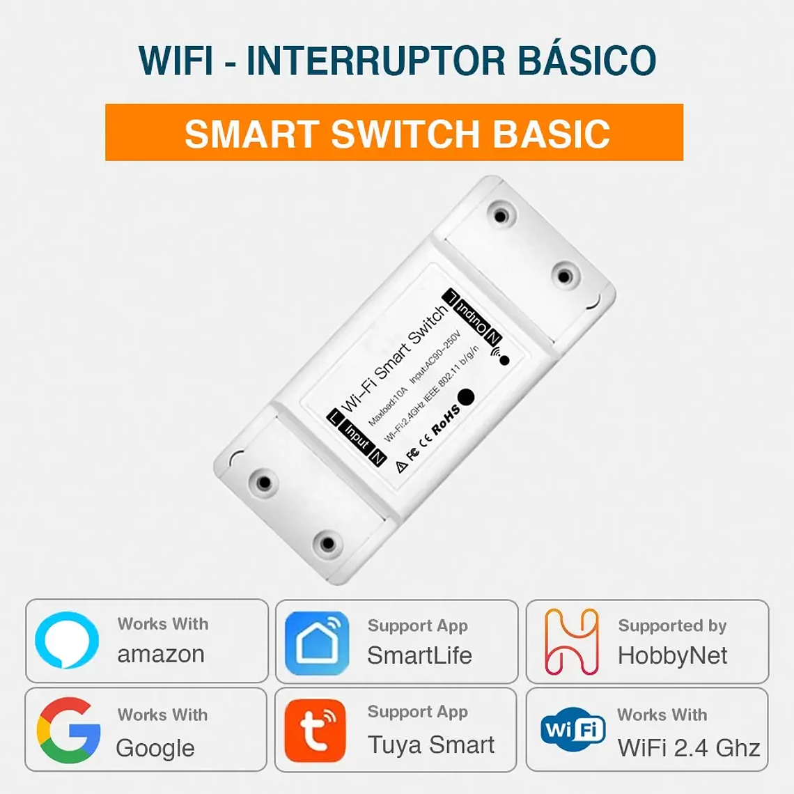 WiFi - Interruptor Inteligente Básico - Tuya Smart Life 1