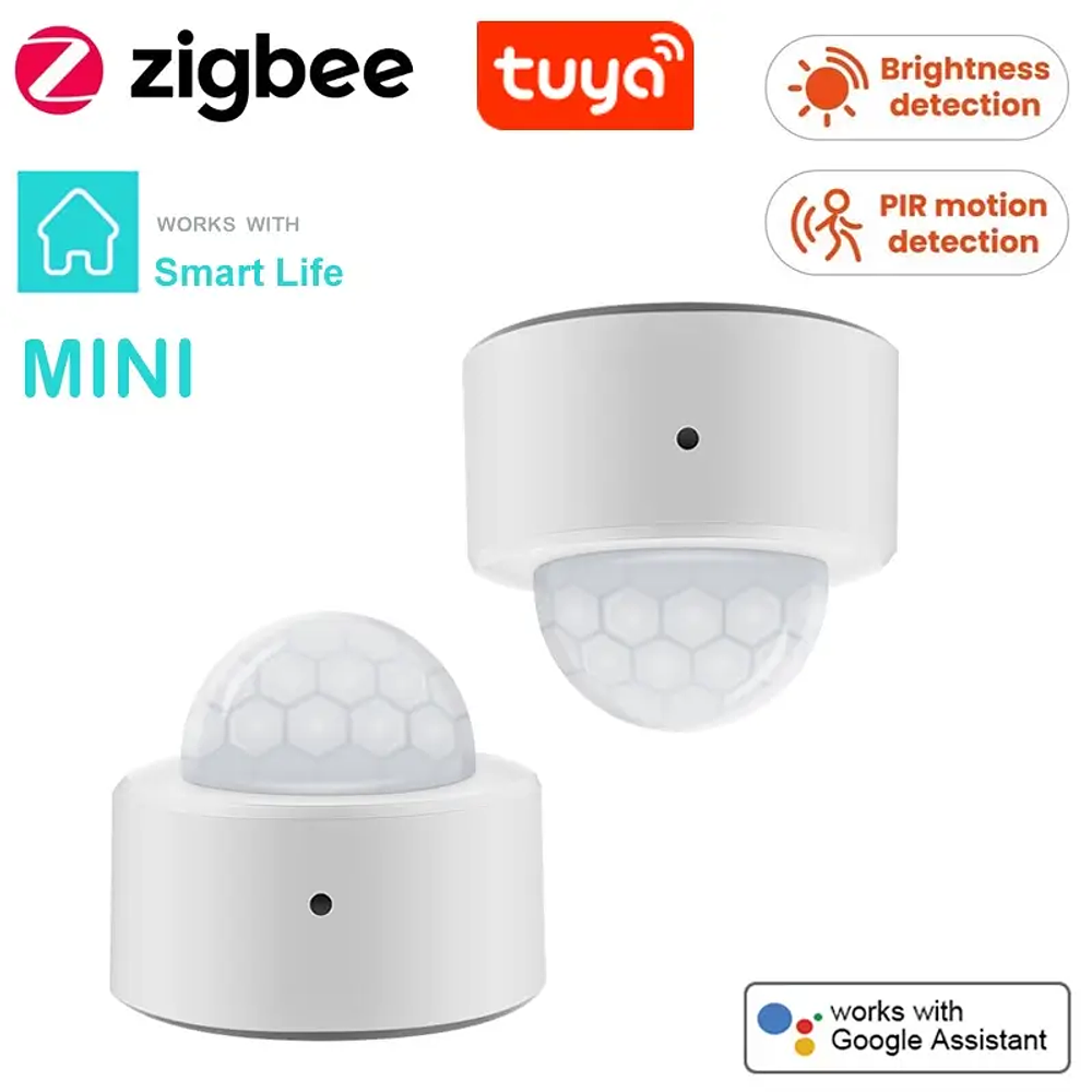 Zigbee - Sensor Movimiento PIR e Iluminancia - Tuya Smart Life