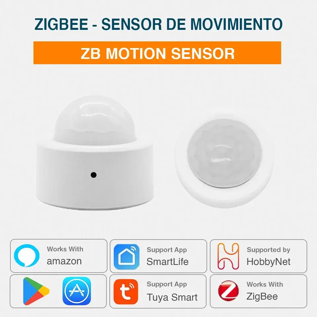 Zigbee - Sensor Movimiento PIR - Tuya Smart