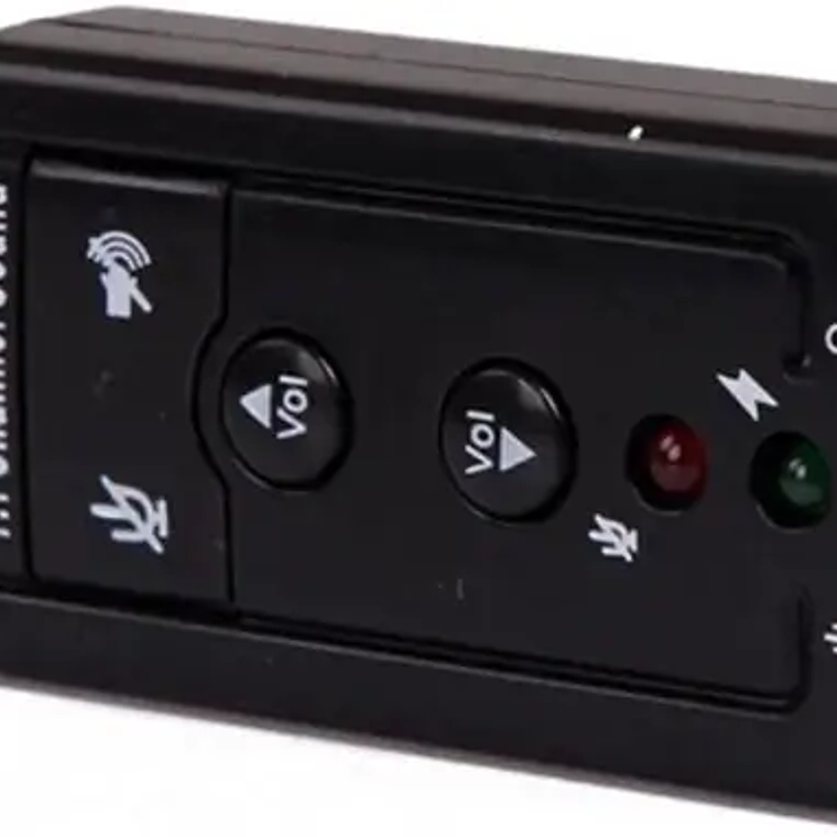 Tarjeta De Sonido Externa USB 7.1 Adaptador Audio 2