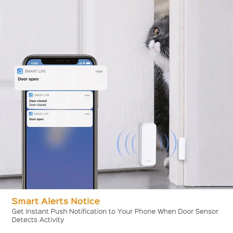 WiFi - Sensor de Apertura de Puertas Y Ventanas - Tuya Smart Life 3