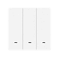 Zigbee - Botonera Interruptor Inteligente Escenas Triple - Tuya Smart Life - Miniatura 2