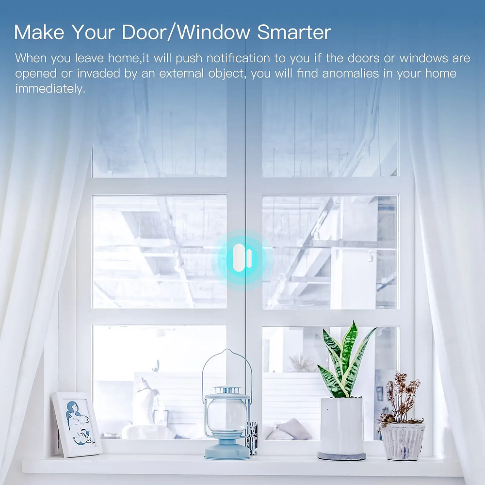 Sensor de apertura para puertas y ventanas Smart Life