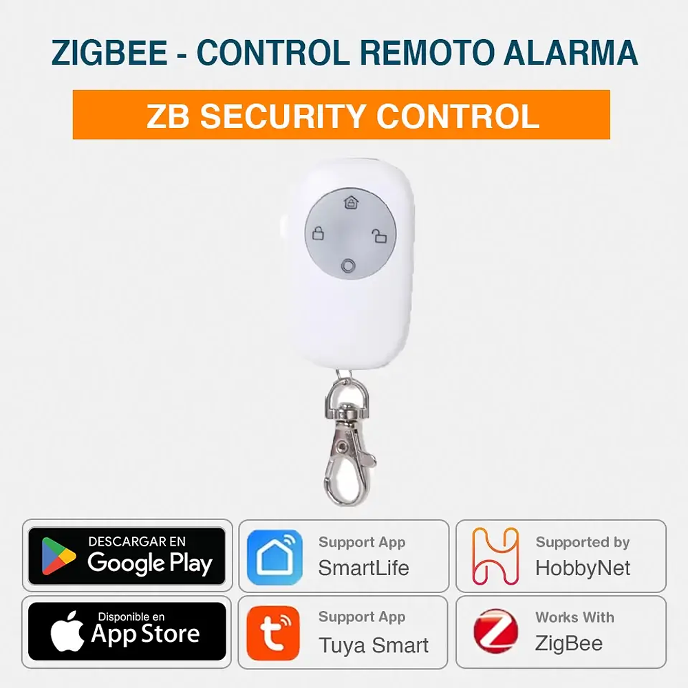 Zigbee - Control de Alarma de Seguridad - Tuya Smart Life