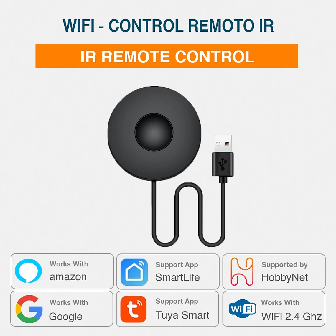 WiFi - Mini Control Remoto Universal WiFi IR - Tuya Smart Life 1