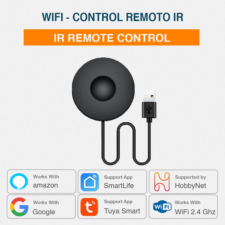 WiFi - Mini Control Remoto Universal WiFi IR - Tuya Smart Life 1