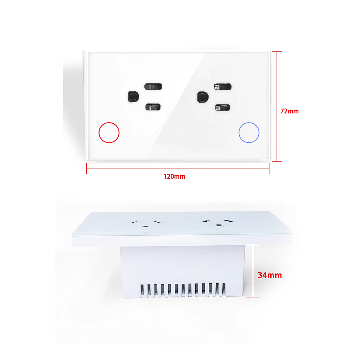 WiFi - Toma Corriente Táctil Inteligente Smart Socket - Tuya Smart Life 6