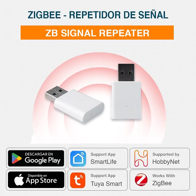 Zigbee - Repetidor de Señal - Tuya Smart Life 1
