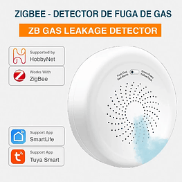 Zigbee - Sensor Detector Fuga de Gas - Tuya Smart Life