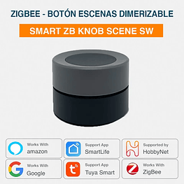 Zigbee - Botón Escenas Knob Dimerizable - Tuya Smart Life