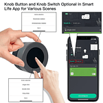 Zigbee - Botón Escenas Knob Dimerizable - Tuya Smart Life