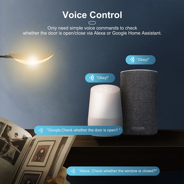 Zigbee - Sensor De Puertas y Ventanas Batería AAA - Tuya Smart Life 3