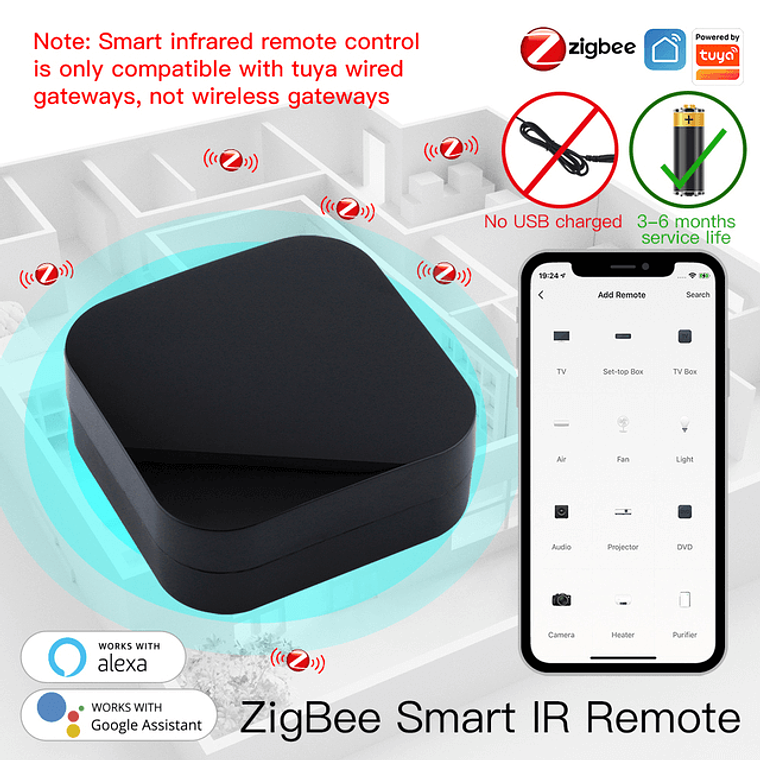 Zigbee - Control Remoto Universal IR - Tuya Smart Life 7