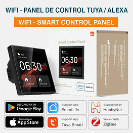 WiFi - Panel de Control Central Alexa Integrado - Tuya Smart Life