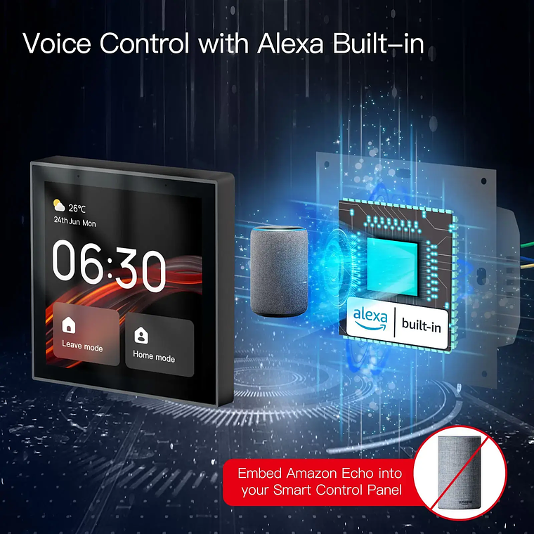 WiFi - Panel de Control Central Alexa Integrado - Tuya Smart Life 3