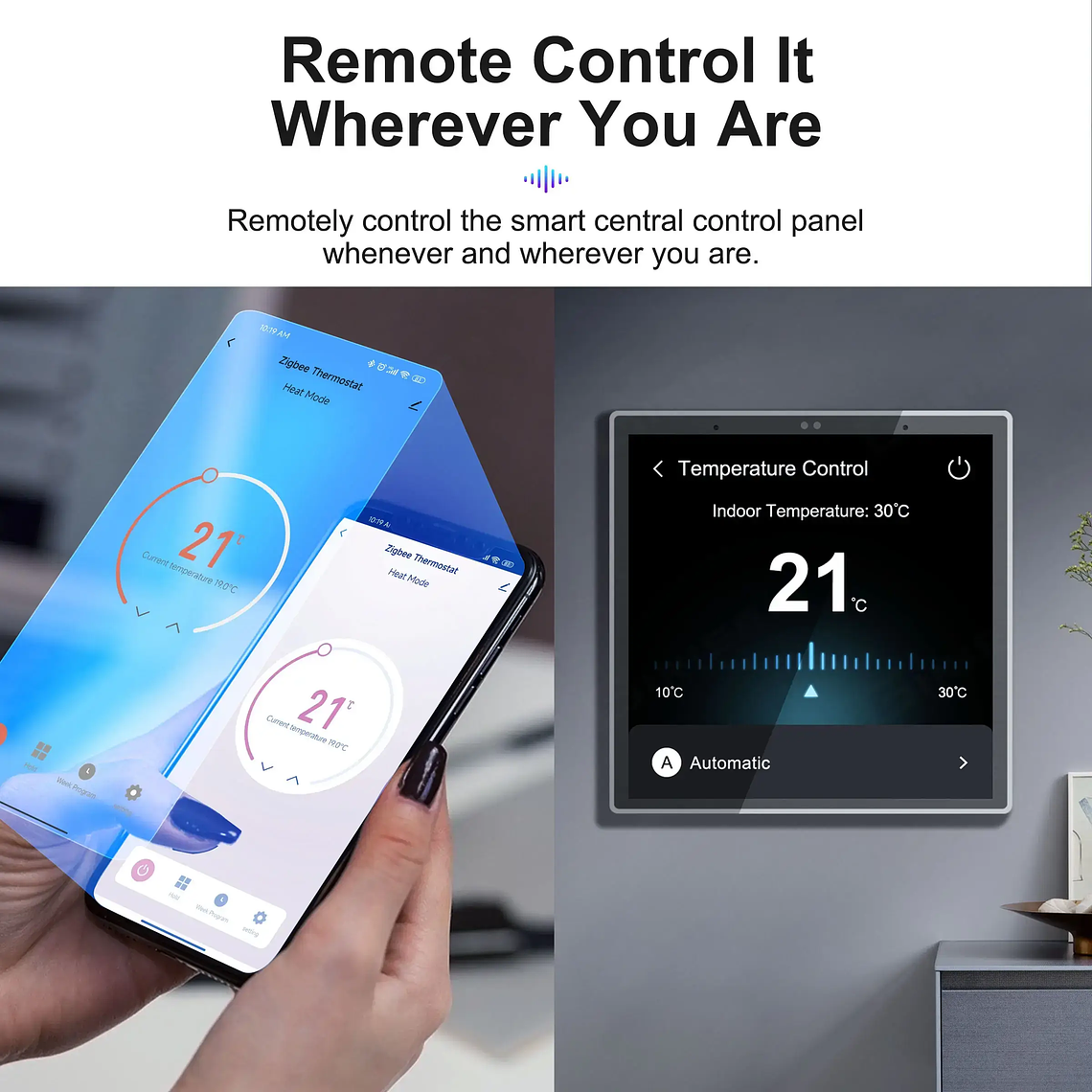 WiFi - Panel de Control Central Alexa Integrado - Tuya Smart Life 10