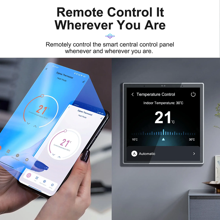 WiFi - Panel de Control Central Alexa Integrado - Tuya Smart Life 10