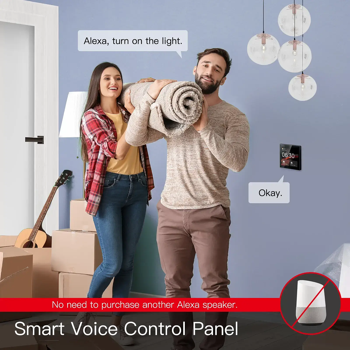 WiFi - Panel de Control Central Alexa Integrado - Tuya Smart Life 12