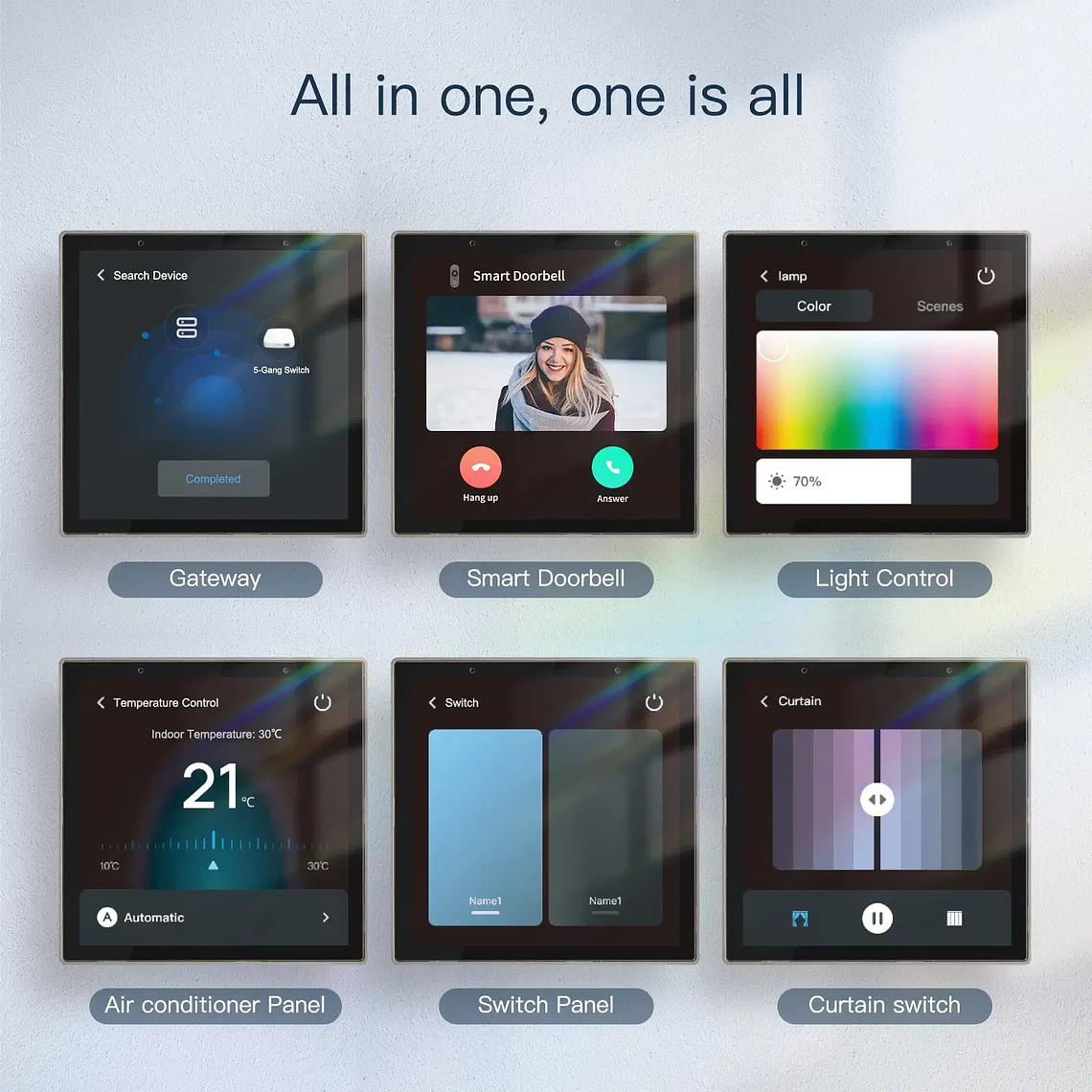 WiFi - Panel de Control Central Alexa Integrado - Tuya Smart Life 14