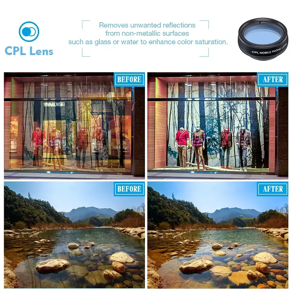 Kit De Lentes Para Celular Apexel 10 En 1 APL-DG10 9