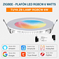 Zigbee - Plafón Led Inteligente 6W RGBCW - Tuya Smart Life - Miniatura 1