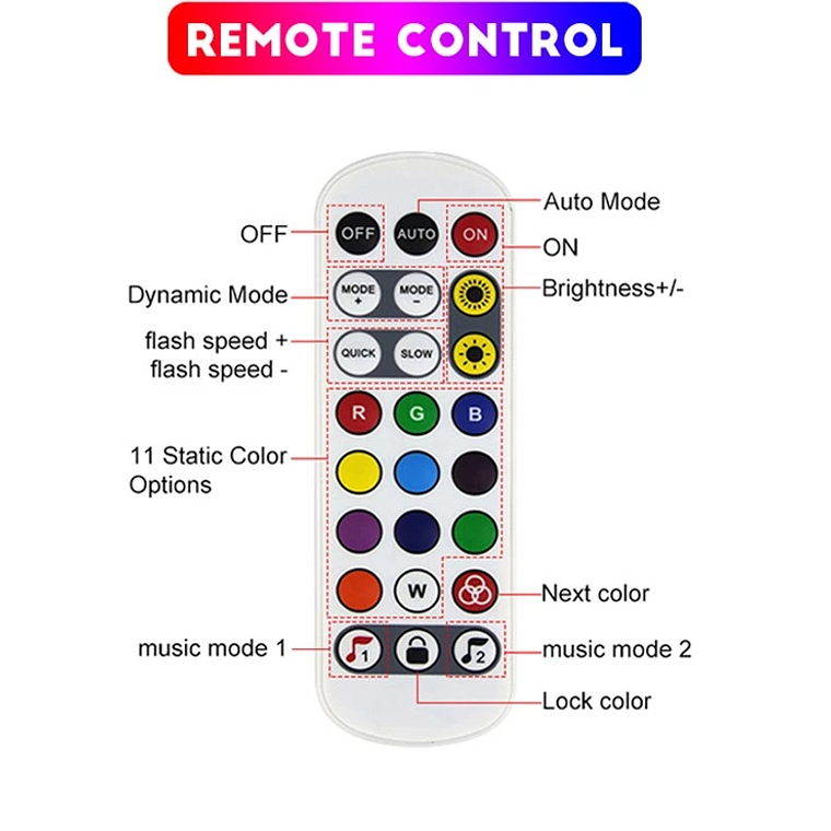 WiFi - Cinta / Tira LED NEON 5 Metros Musical - Tuya Smart Life 9