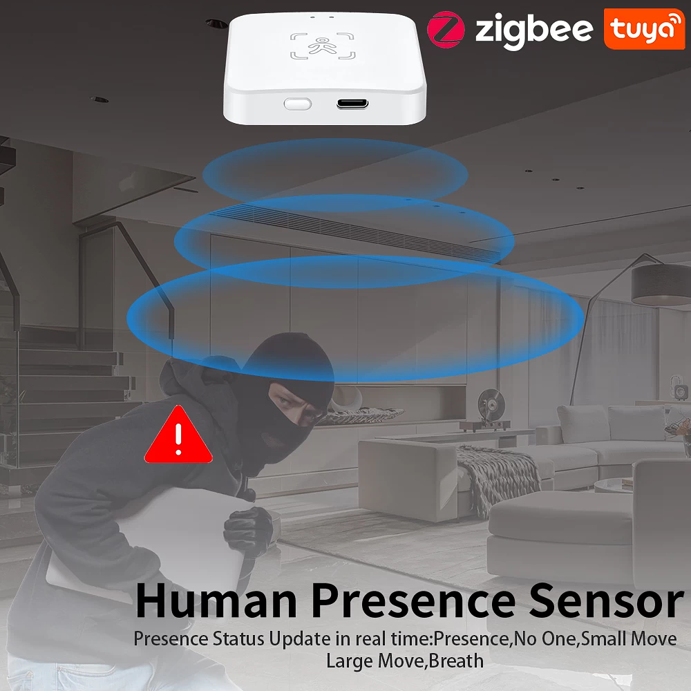 Zigbee - Sensor de Presencia Humana - Tuya Smart Life