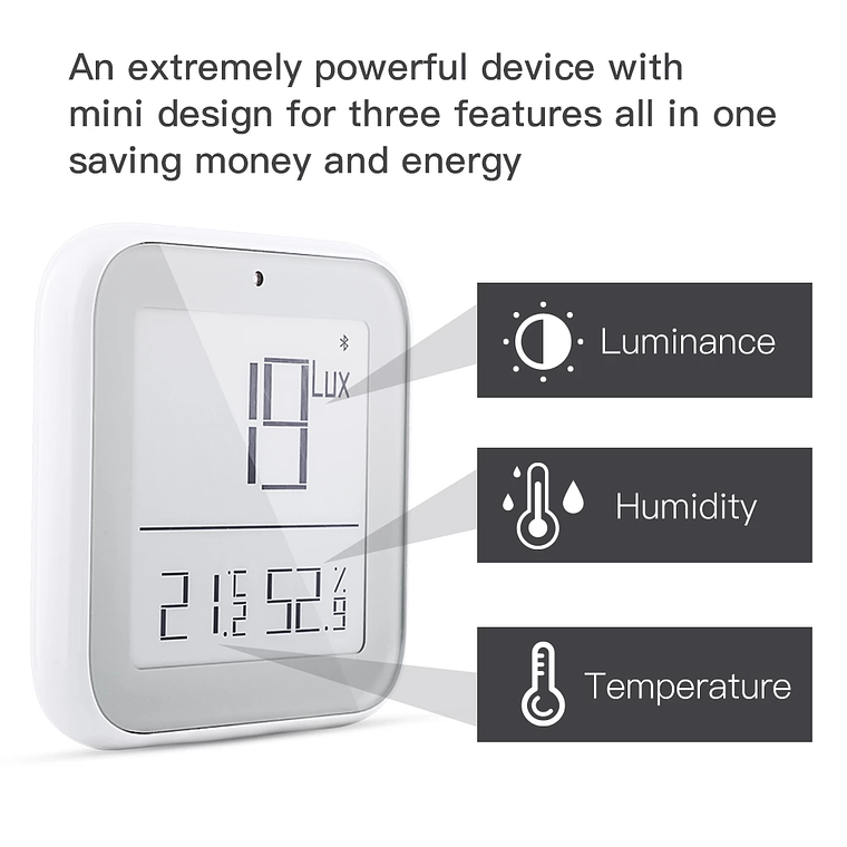 Zigbee - Sensor de Temperatura, Humedad e Iluminancia - Tuya Smart Life 2