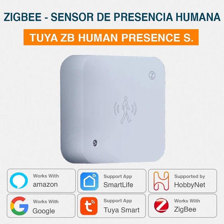 Zigbee - Sensor de Presencia Humana - Tuya Smart Life 1