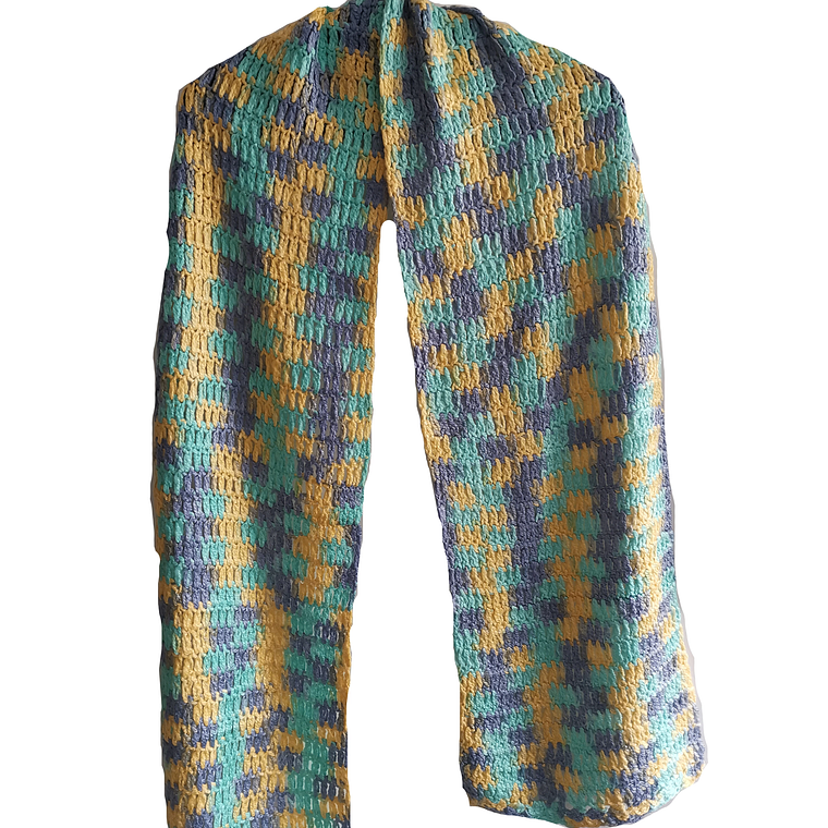 Bufandas Artesanales Colombianas Tejidas a Mano – Calidez, Color y Tradición 7