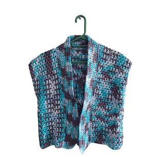 Chaleco Tejido a Crochet - Acrílico Copito - Talla Única