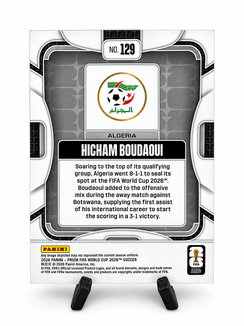 Hicham Boudaoui – Algeria | Panini Prizm FIFA World Cup 2026 RC 2