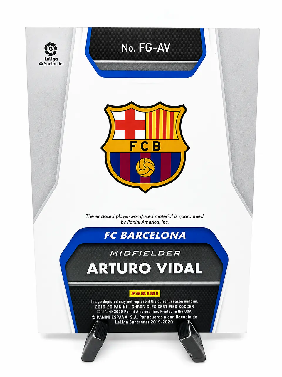 Arturo Vidal – Fabric of the Game | Panini Certified 2019-20 2