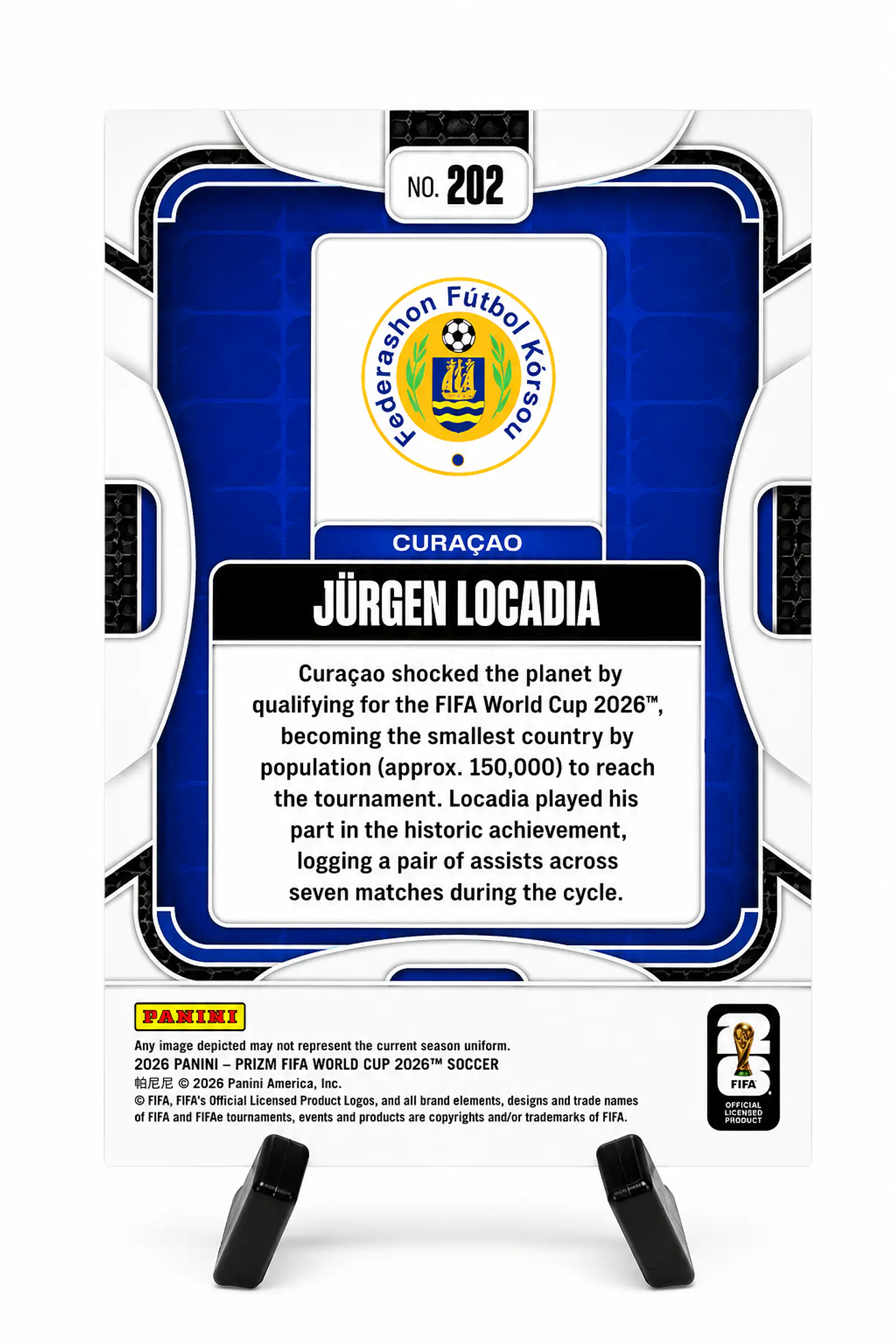 Jürgen Locadia | Curazao | Panini Prizm FIFA World Cup 2026 #202 2