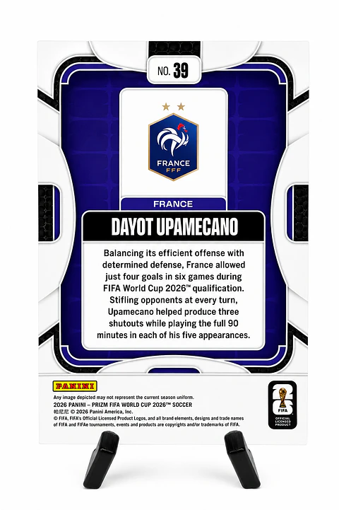 Dayot Upamecano – Panini Prizm FIFA World Cup 2026