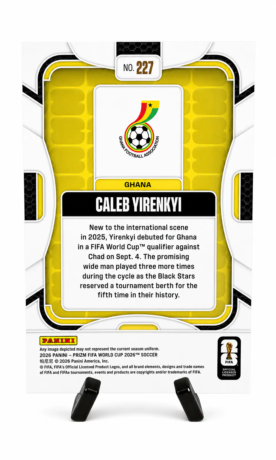 Caleb Yirenkyi RC – Panini Prizm FIFA World Cup 2026 2