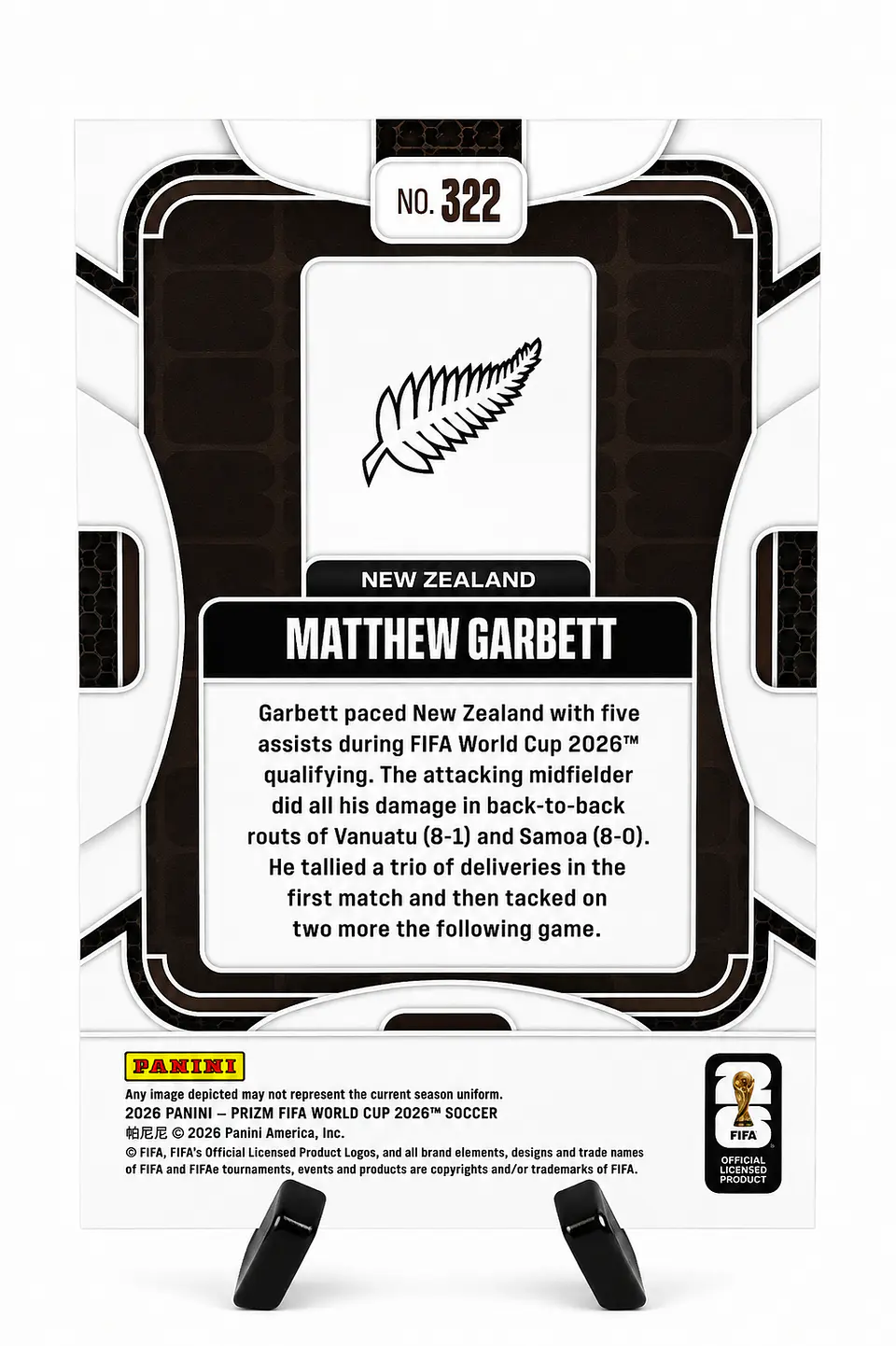 Matthew Garbett RC – Panini Prizm FIFA World Cup 2026 2