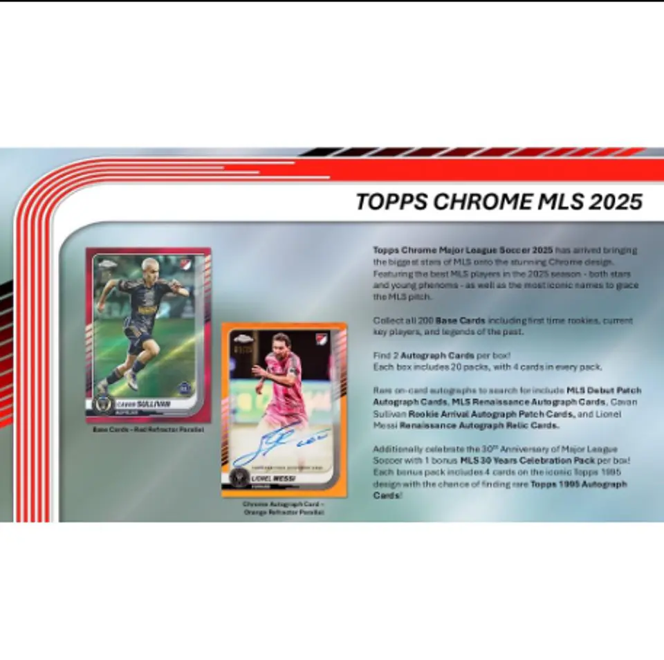 Topps Chrome MLS 2025 (Blaster Box)  2