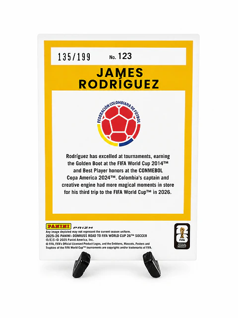 JAMES RODRÍGUEZ – PANINI PRIZM ROAD TO FIFA WORLD CUP 2026