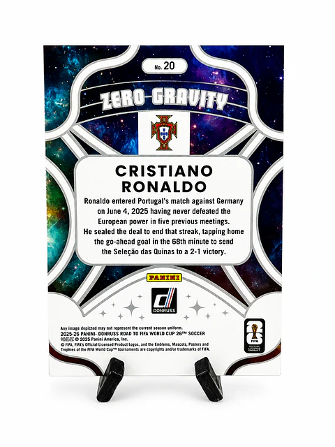 Cristiano Ronaldo – Zero Gravity | Panini Donruss Road to FIFA World Cup 2026