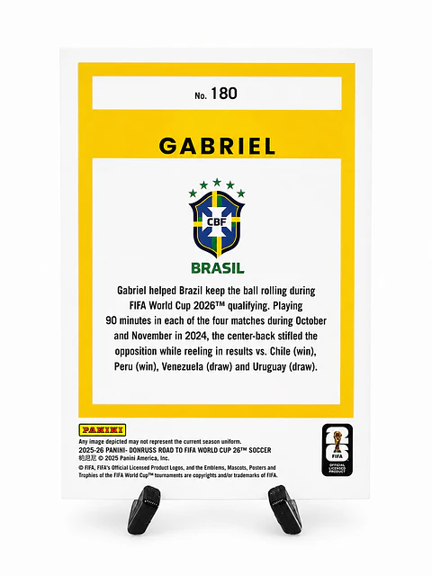 Gabriel – Panini Donruss Road to FIFA World Cup 2026