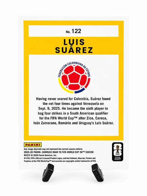 Luis Suárez – Road to FIFA World Cup 2026 | Panini Donruss