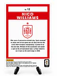 Nico Williams #12 – Donruss Road to FIFA World Cup 2026 – Optic - Miniatura 2
