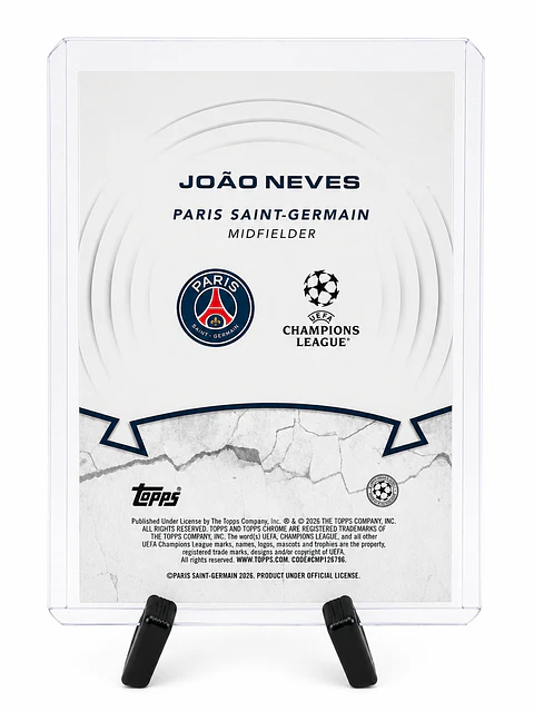 João Neves – Youthquake /99 | Topps Chrome UEFA Champions League
