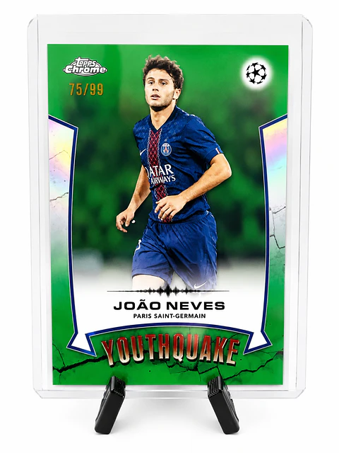 João Neves – Youthquake /99 | Topps Chrome UEFA Champions League