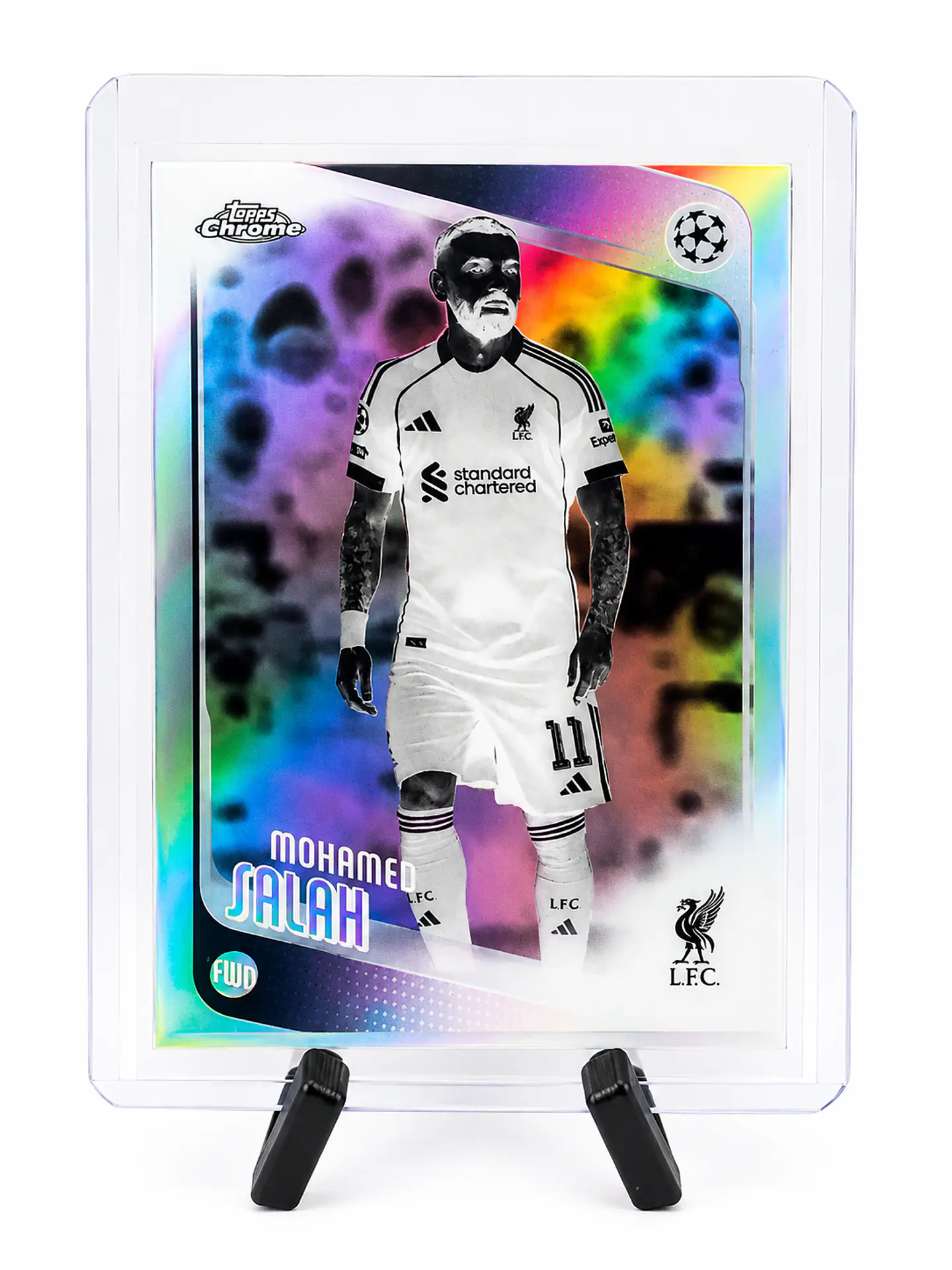 Mohamed Salah – Negative Refractor | Topps Chrome UEFA Champions League 1