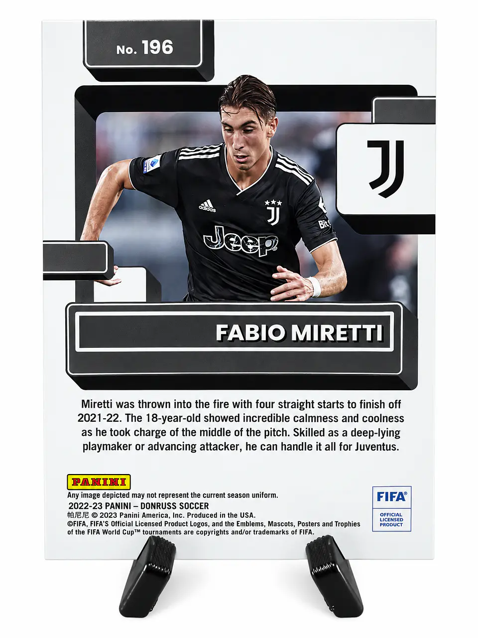Fabio Miretti – Green Rated Rookie #196 | Donruss Soccer 2022-23 2