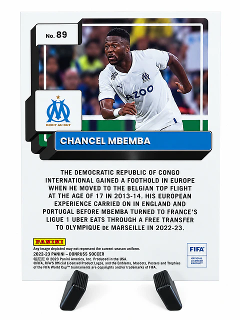 Chancel Mbemba – Optic #89 | Donruss Soccer 2022-23